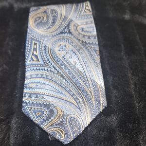 Vintage Bellissimo Hand Made 100% Silk Necktie | Made in Italy | Paisley